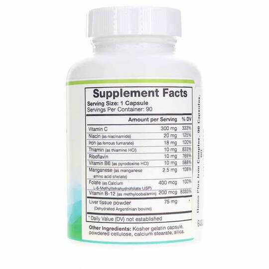 Hemo Plus Iron Complex, 90 Capsules, BD