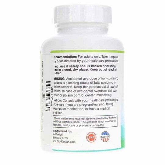Hemo Plus Iron Complex, 90 Capsules, BD