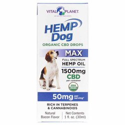 HEMP Dog Organic CBD Drops 50 Mg 1