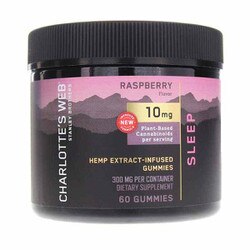 Hemp Extract-Infused Gummies Sleep Raspberry Flavor