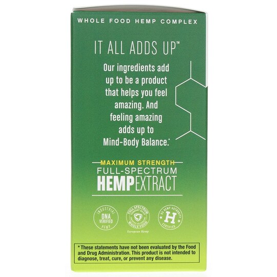 Hempfusion Mind & Body Balance 20 Mg, 30 Liquid Capsules, HempFusion