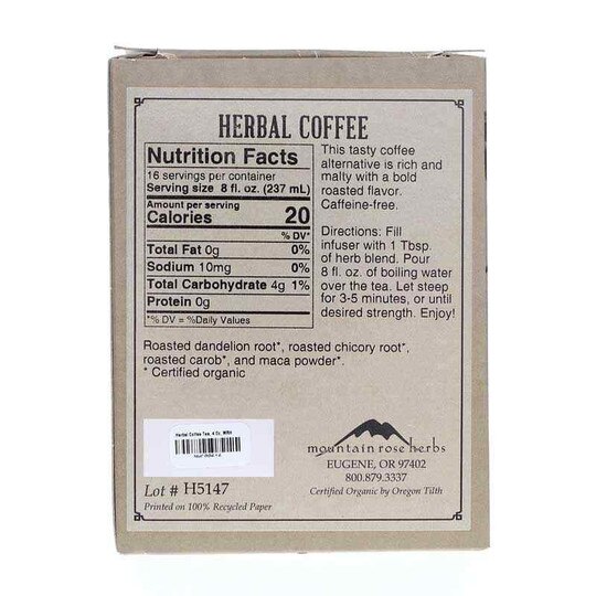 Herbal Coffee Tea, Mountain Rose Herbs