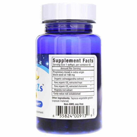 Herbal zzZs Melatonin-Free, 60 Softgels, NAHS