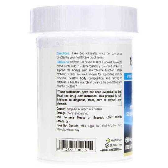 HiFlora-50 12 Strains, 60 Veg Capsules, NUM