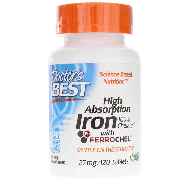 High Absorption Iron 27 Mg, Doctors Best
