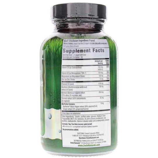 High Potency D3 & K2 Complex, 60 Liquid Softgels, IRN