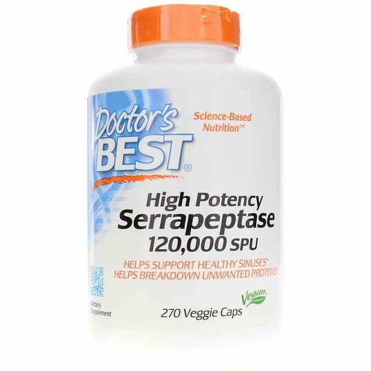 High Potency Serrapeptase, DRB