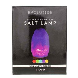 Himalayan Crystal Salt Lamp USB Multi-Color