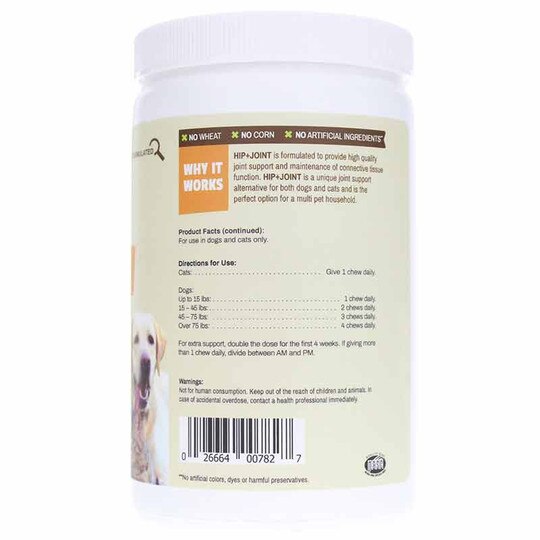Hip & Joint for Dogs & Cats, 160 Chews, PNV