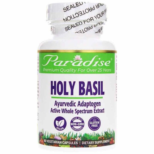 Holy Basil, 60 Veg Capsules, PHE