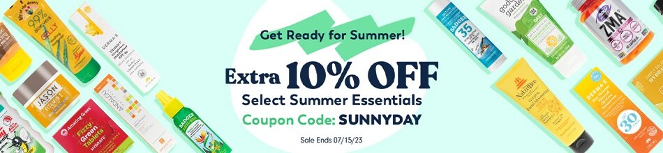 10% OFF Select Summer Essentials