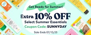 10% OFF Select Summer Essentials