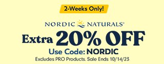 Extra 20% OFF Nordic Naturals