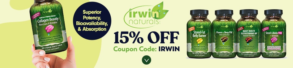 15% OFF Irwin Naturals
