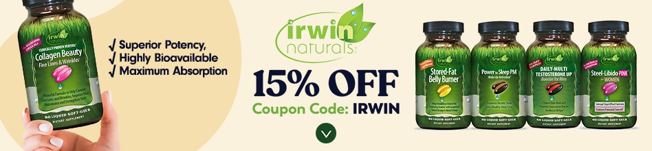 15% OFF Irwin Naturals