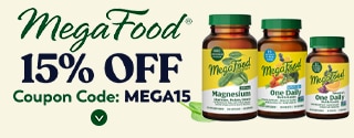 15% OFF Megafood