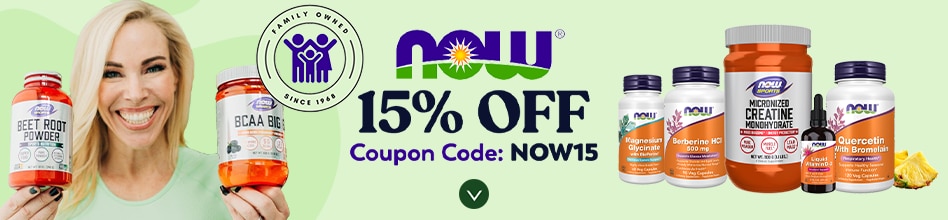 15% OFF NOW Foods