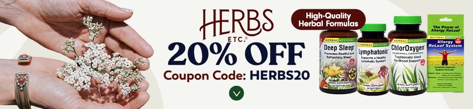 15% OFF Herbs, Etc.