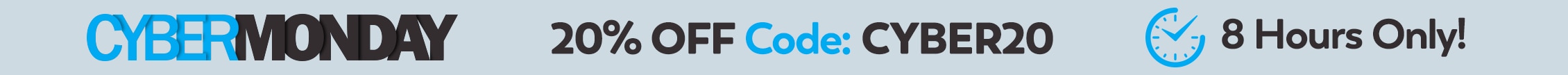 Cyber Monday Flash Sale: 20% OFF