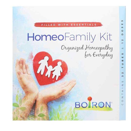 HomeoFamily Kit (Filled), 32 Tubes & 12 Doses, BOR
