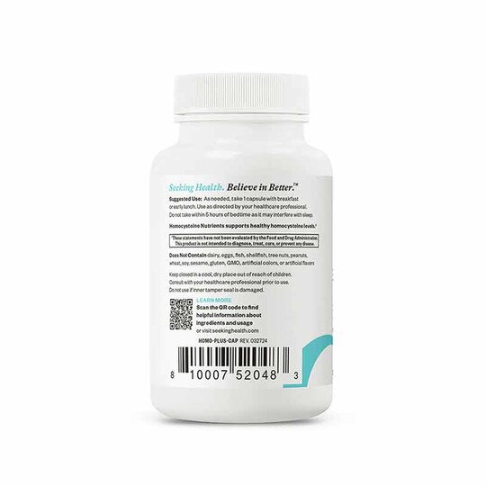 Homocysteine Nutrients, 60 Veg Capsules, SKH