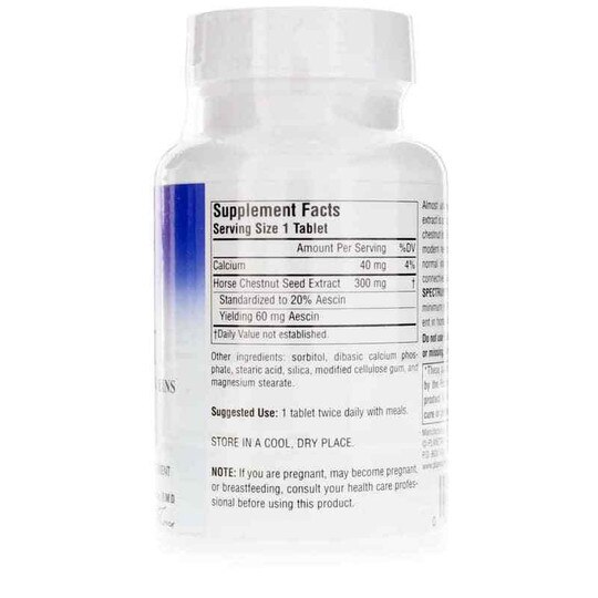 Horse Chestnut 300 Mg Full Spectrum, 120 Tablets, PLH