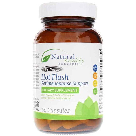 Hot Flash Perimenopause Support, Natural Healthy Concepts