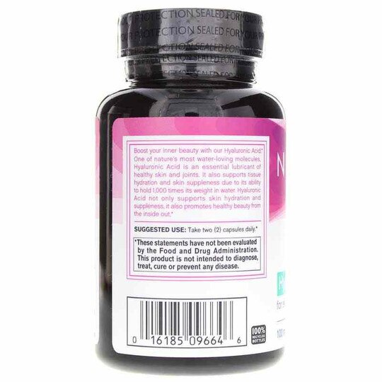 Hyaluronic Acid 100 Mg, 60 Capsules, NCL