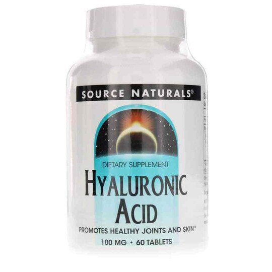 Hyaluronic Acid 100 Mg Tablets, Source Naturals