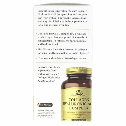 Hyaluronic Acid 120 Mg Solgar