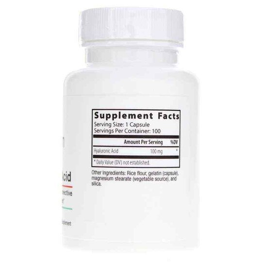 Hyaluronic Acid, 100 Capsules, ND