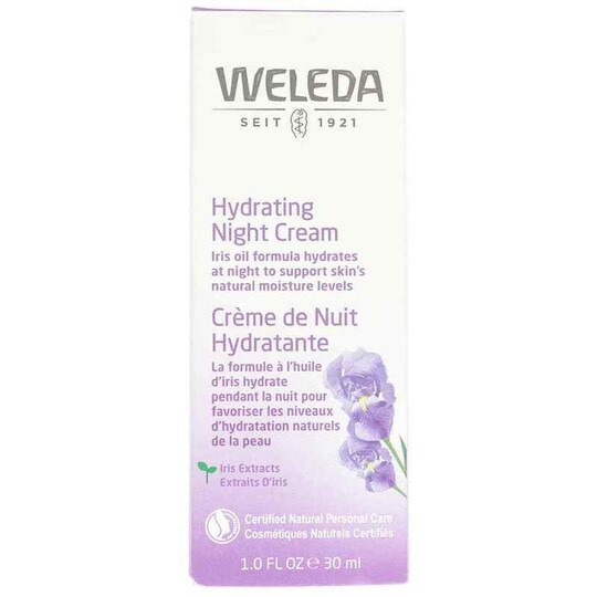 Hydrating Night Cream Iris Extract + Cocoa Butter, Weleda