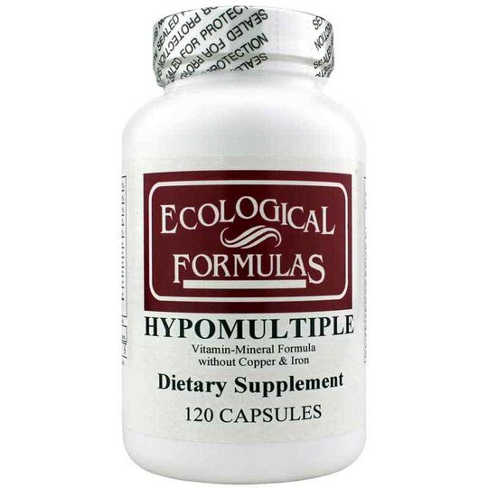 Hypomultiple Vitamin-Mineral Formula without Copper & I, ECF