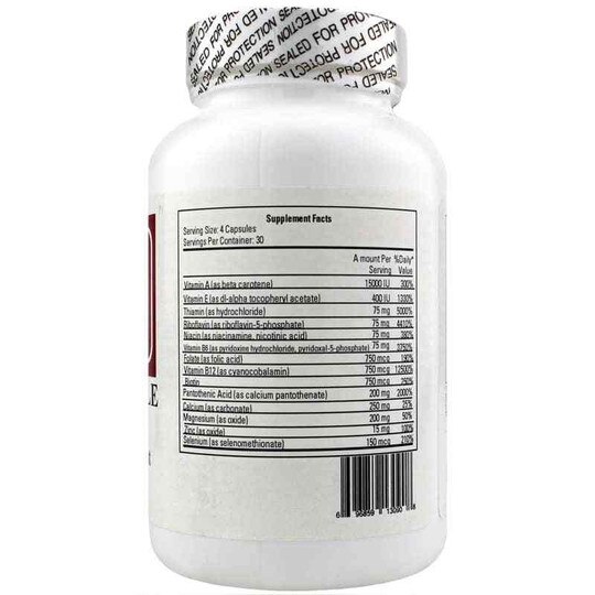 Hypomultiple Vitamin-Mineral Formula without Copper & I, ECF