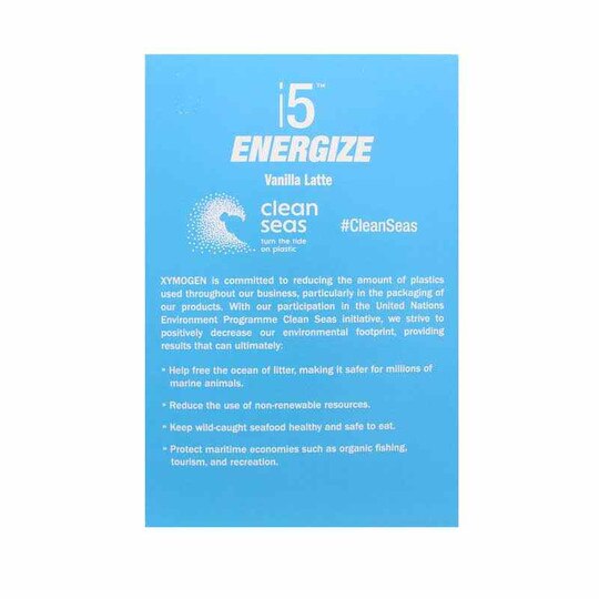 i5 Energize Shake Vanilla Latte, 10 Packets, XYM