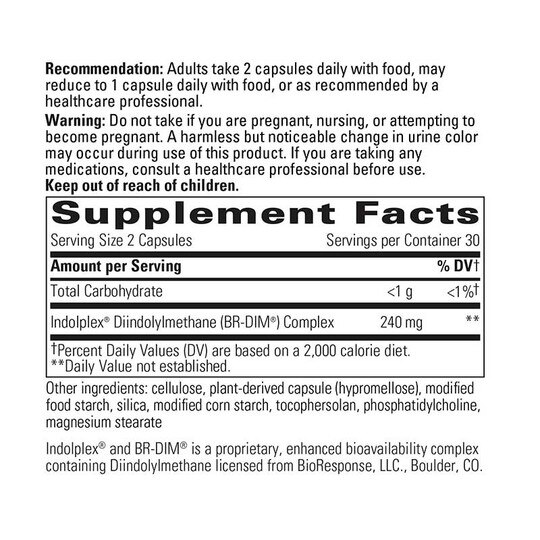 Indolplex, 60 Veg Capsules, INT