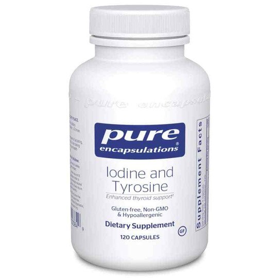 Iodine and Tyrosine, 120 Capsules, PEC