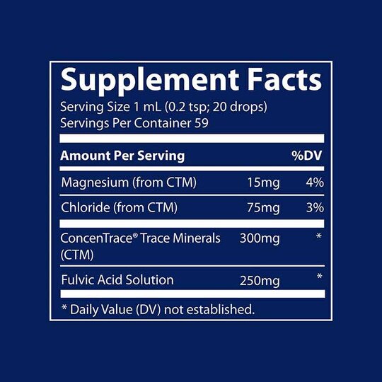 Ionic Fulvic Acid 250 Mg, 2 Oz, TMR