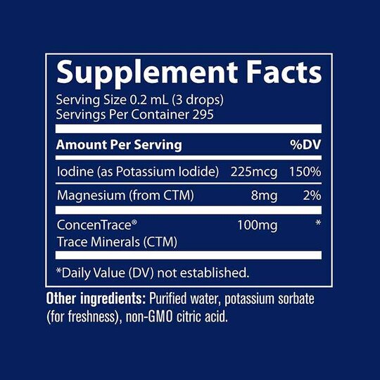 Ionic Iodine 225 Mcg, 2 Oz, TMR