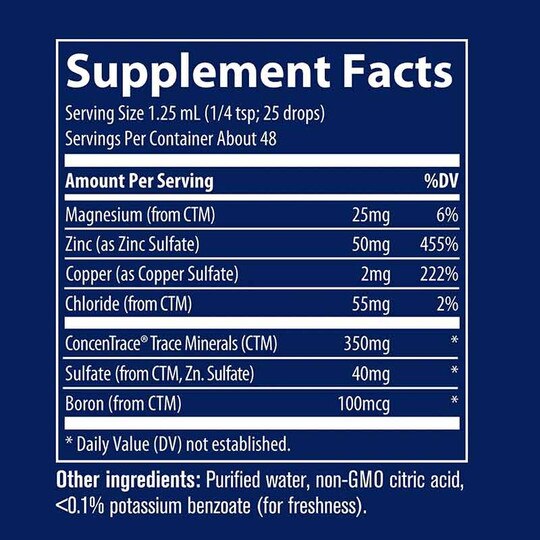 Ionic Zinc 50 Mg, 2 Oz, TMR