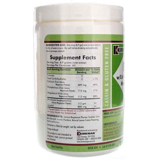IP6 w/ Calcium and Magnesium Flavored Powder, Kirkman