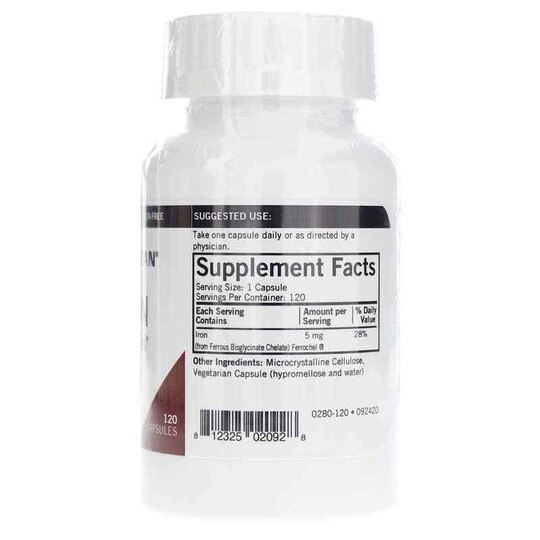Iron 5 Mg, 120 Capsules, KRK