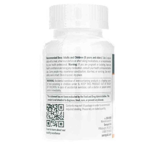 Iron, 90 Veg Capsules, GEN
