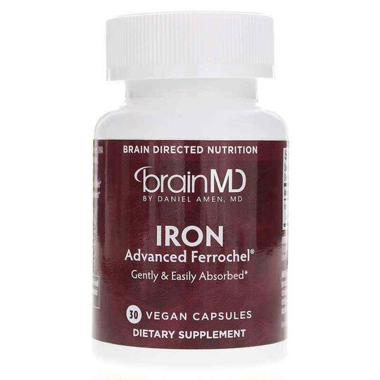 Iron Advanced Ferrochel, 30 Vegan Capsules, BMD