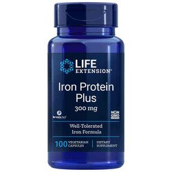 Iron Protein Plus, 300 mg, 100 vegetarian capsules
