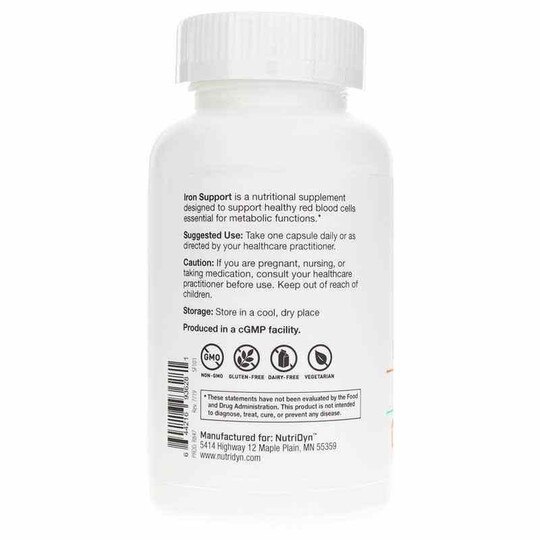 Iron Support, 180 Capsules, ND