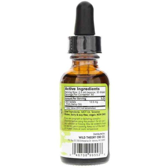 Isolate CBD Oil Regular, 1 Oz, WTH