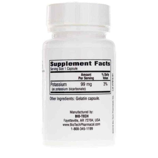 K-Bicarb, 100 Capsules, BTP