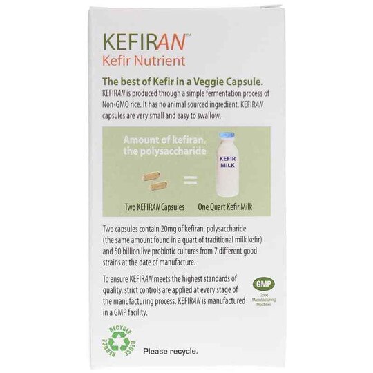Kefiran 50 Billion, 60 Veg Capsules, LNI