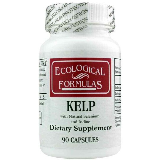 Kelp with Natural Selenium and Iodine, 90 Capsules, ECF